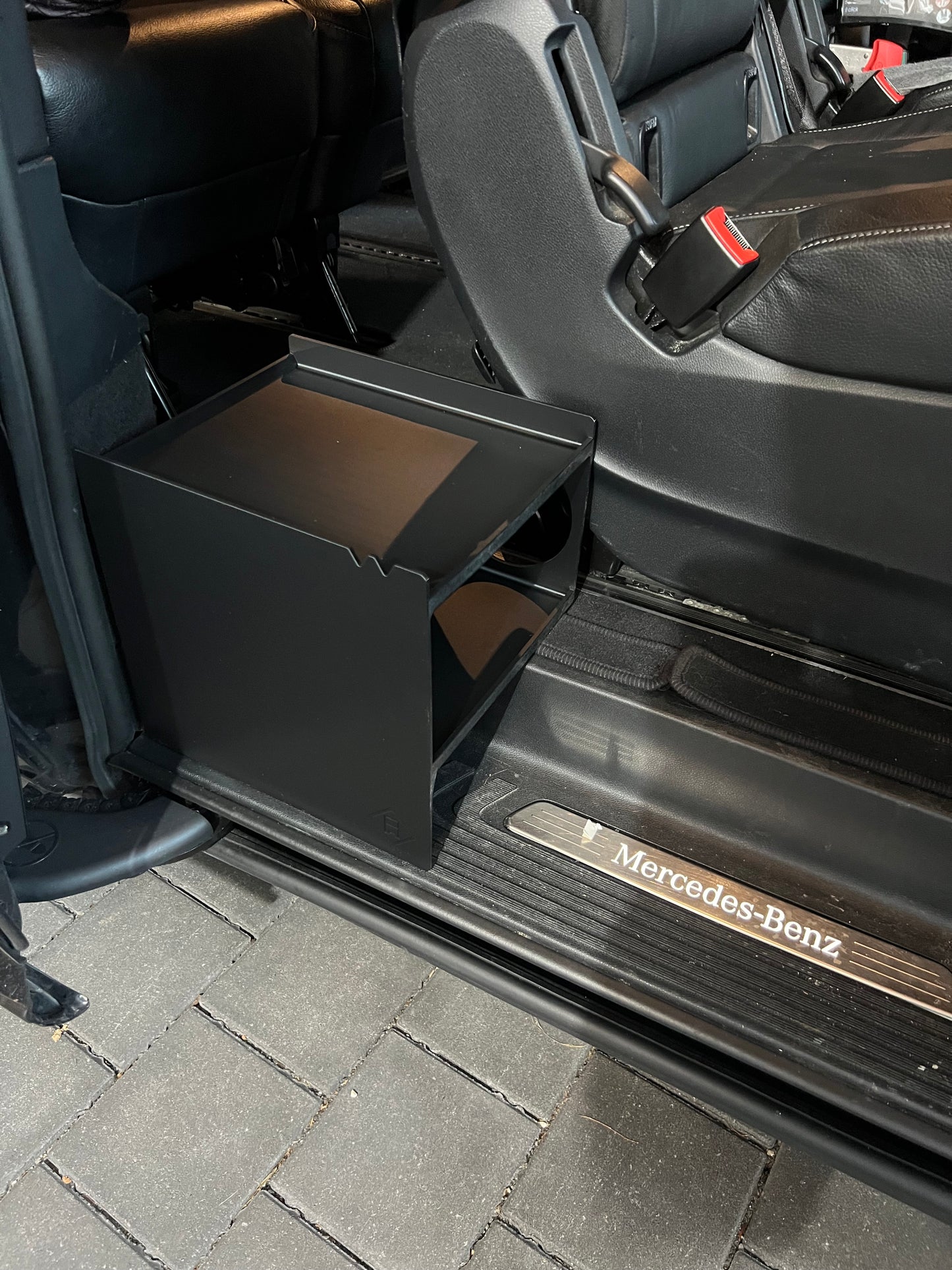 Schuhregal VW T5/T6/T6.1/T7 California/Multivan / Bulli / Mercedes Benz V-Klasse Toyota Fiat Opel Peugeot für Schiebetür Fahrerseite oder Beifahrerseite Made In DE