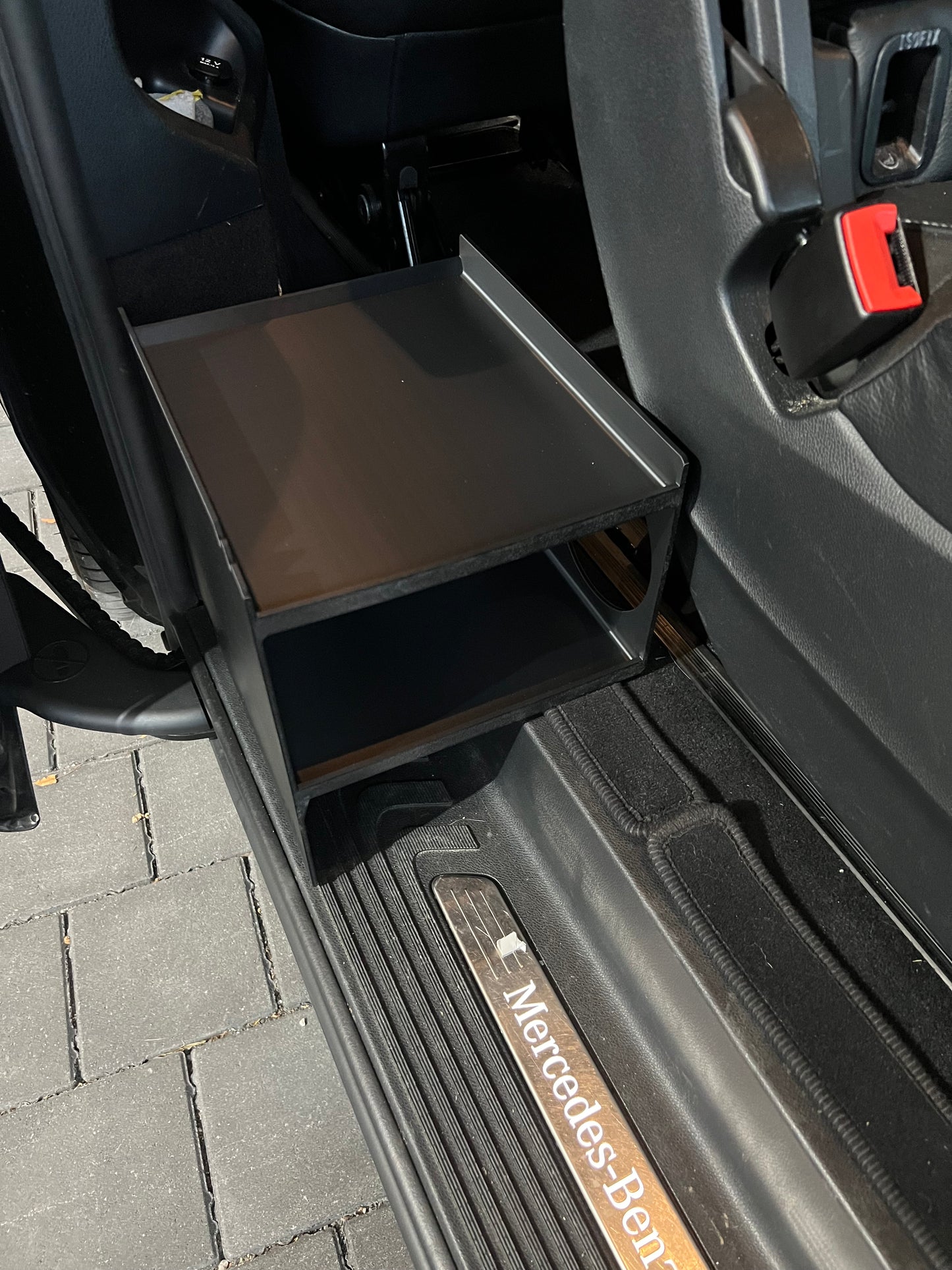 Schuhregal VW T5/T6/T6.1/T7 California/Multivan / Bulli / Mercedes Benz V-Klasse Toyota Fiat Opel Peugeot für Schiebetür Fahrerseite oder Beifahrerseite Made In DE